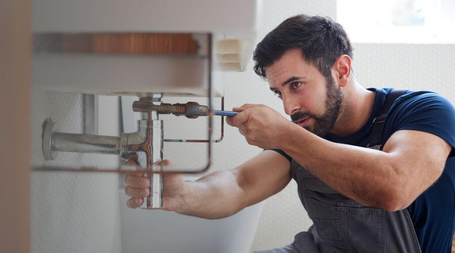 Hot water issue at sink in Central, IN